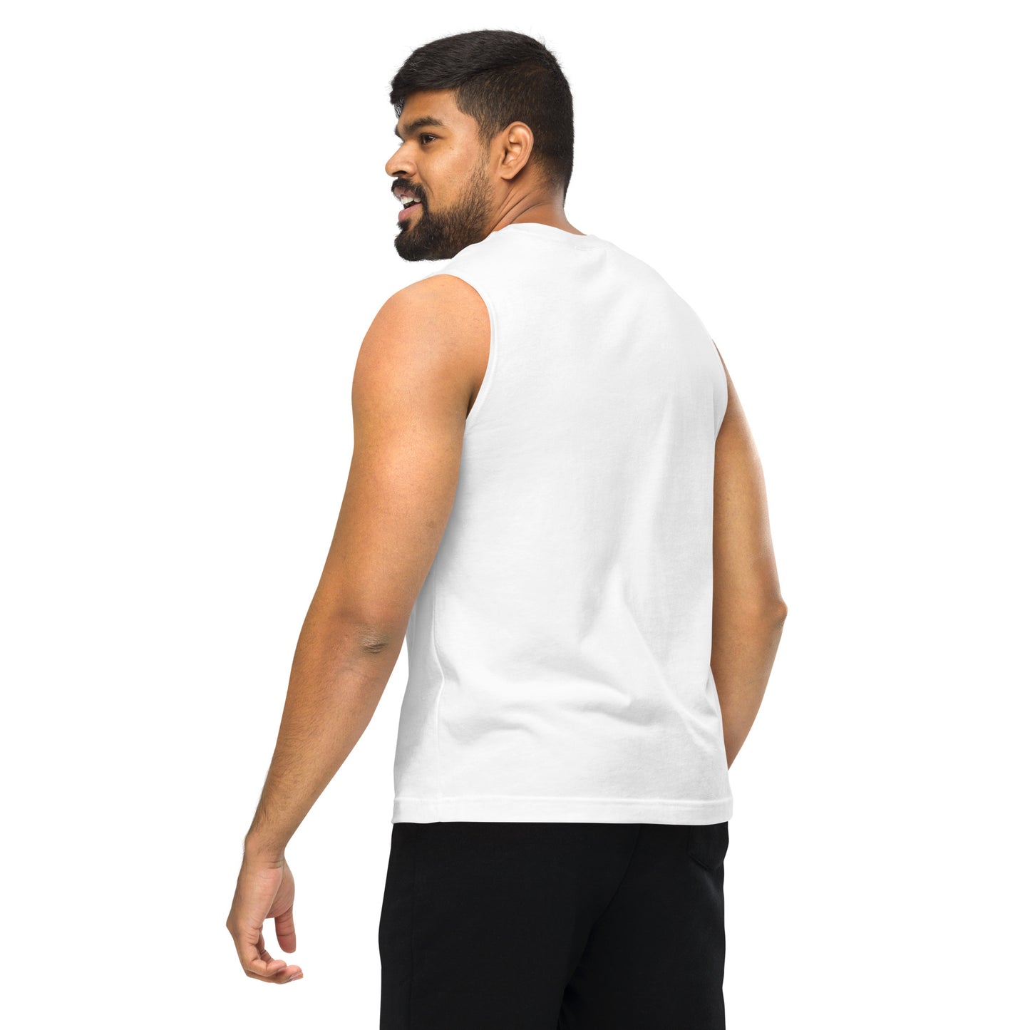 bald eagle airlines muscle shirt back view