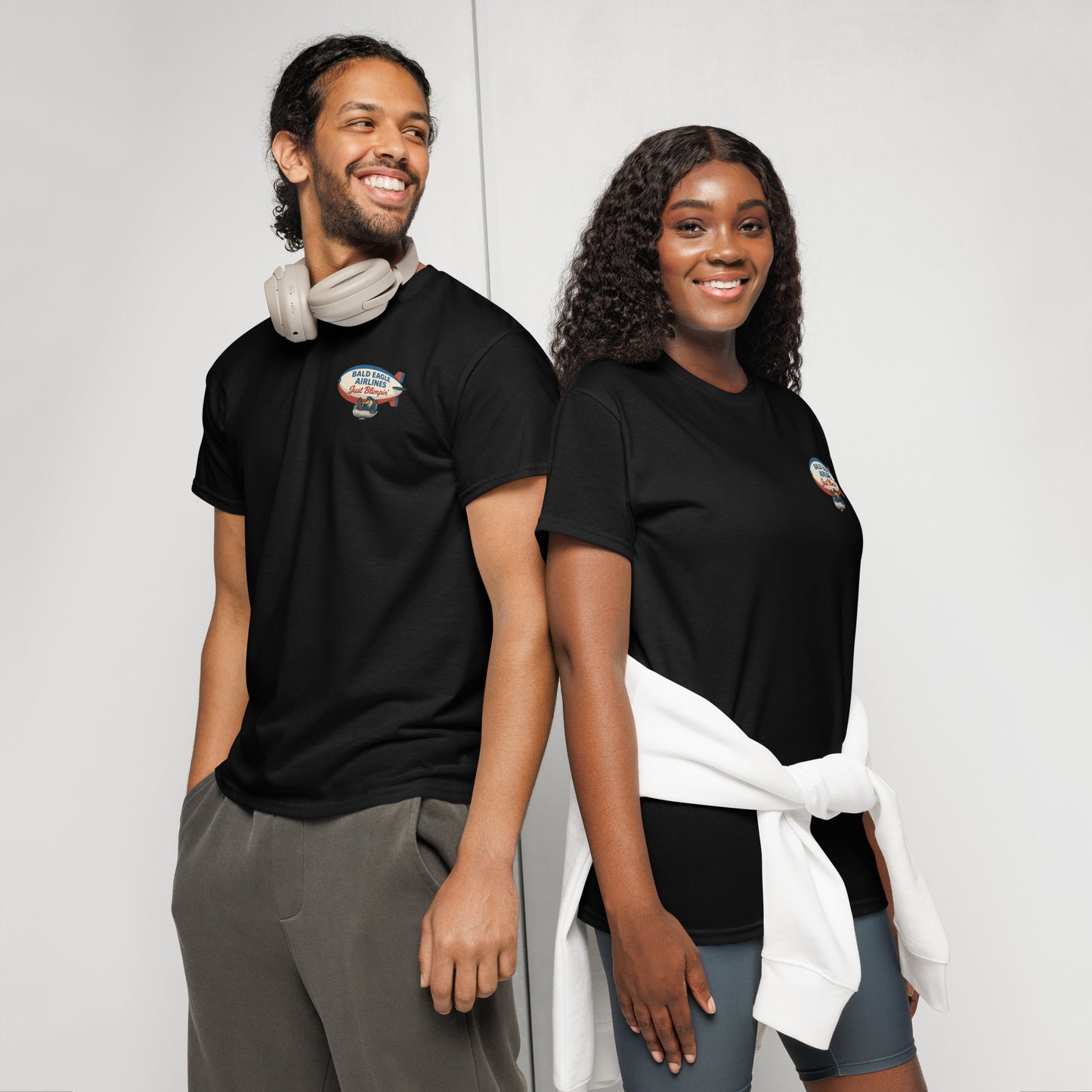 Bald Eagle Airlines Graphic Just Blimpin’ T-Shirt