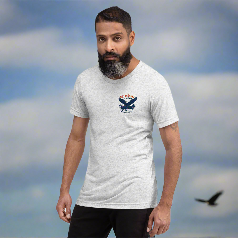 Bald Eagle Airlines Graphic Wings of Freedom T-Shirt