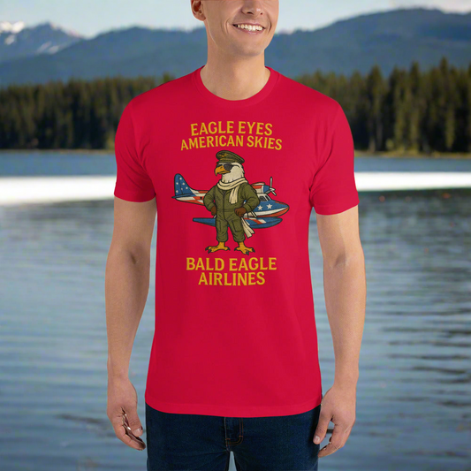 Bald Eagle Airlines Graphic T-Shirt